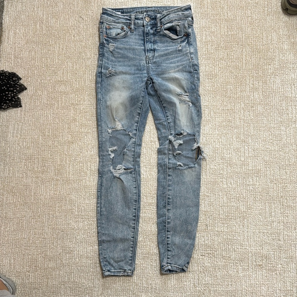 American Eagle Distressed Skinny Jeans